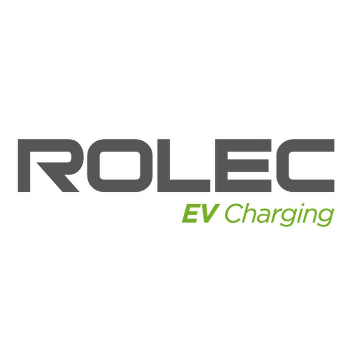 The rolec ev charging logo is on a white background.