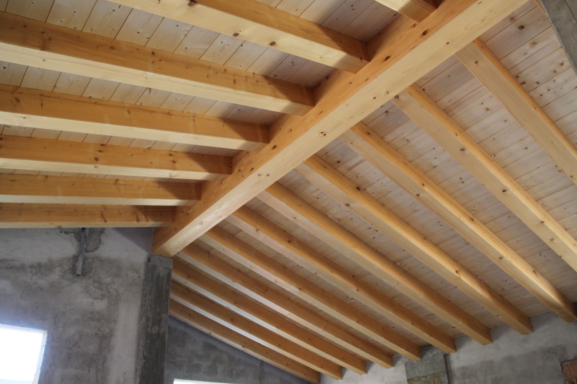 travi in legno lamellare