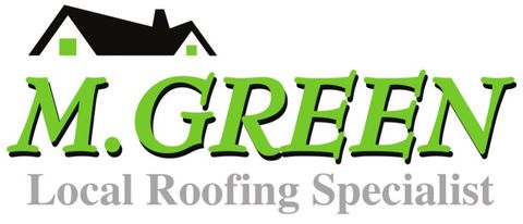 M. Green Roofing Company Logo
