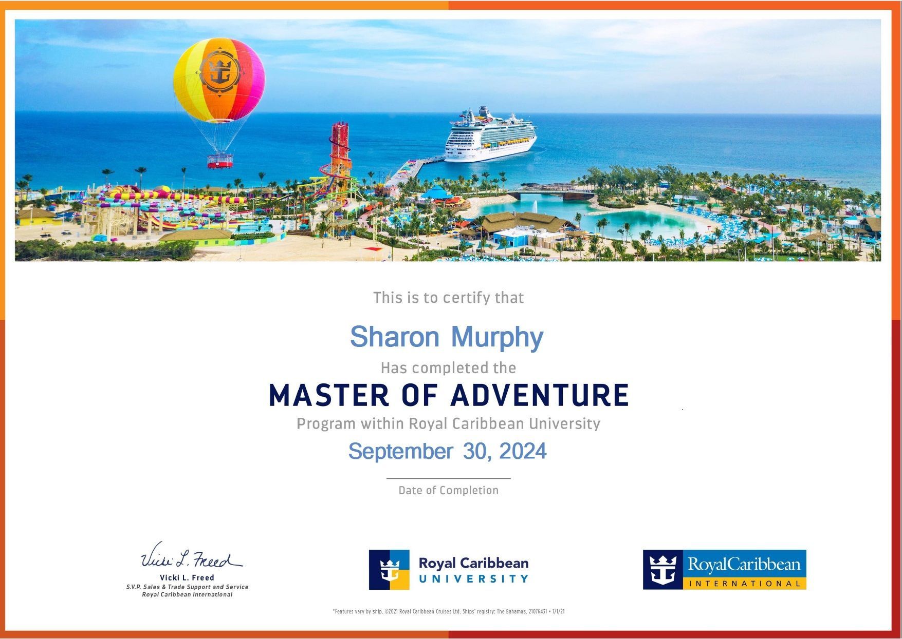 Certified Master of Adventure