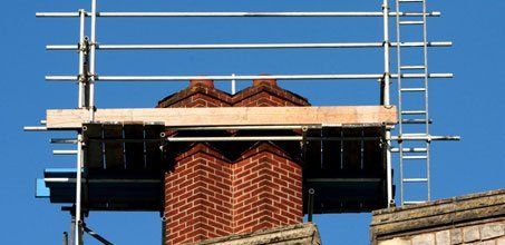 Chimney cap installation