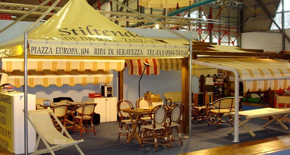 esposizione di tende da sole