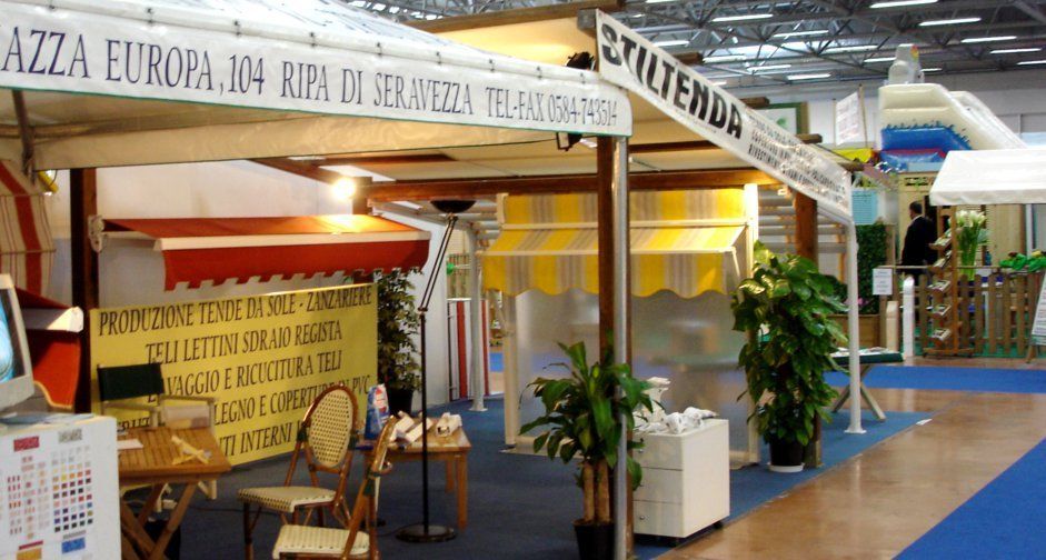 stand dell'azienda in una fiera