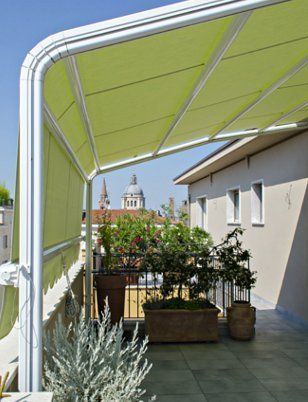 tenda esterna verde