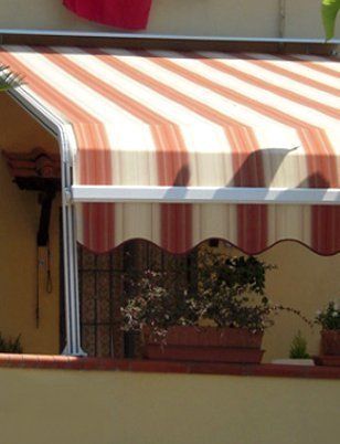 tenda da sole bicolore