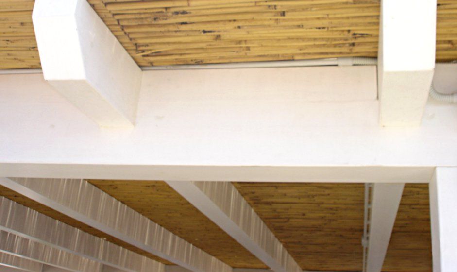 pergola di uno stabilimento balneare