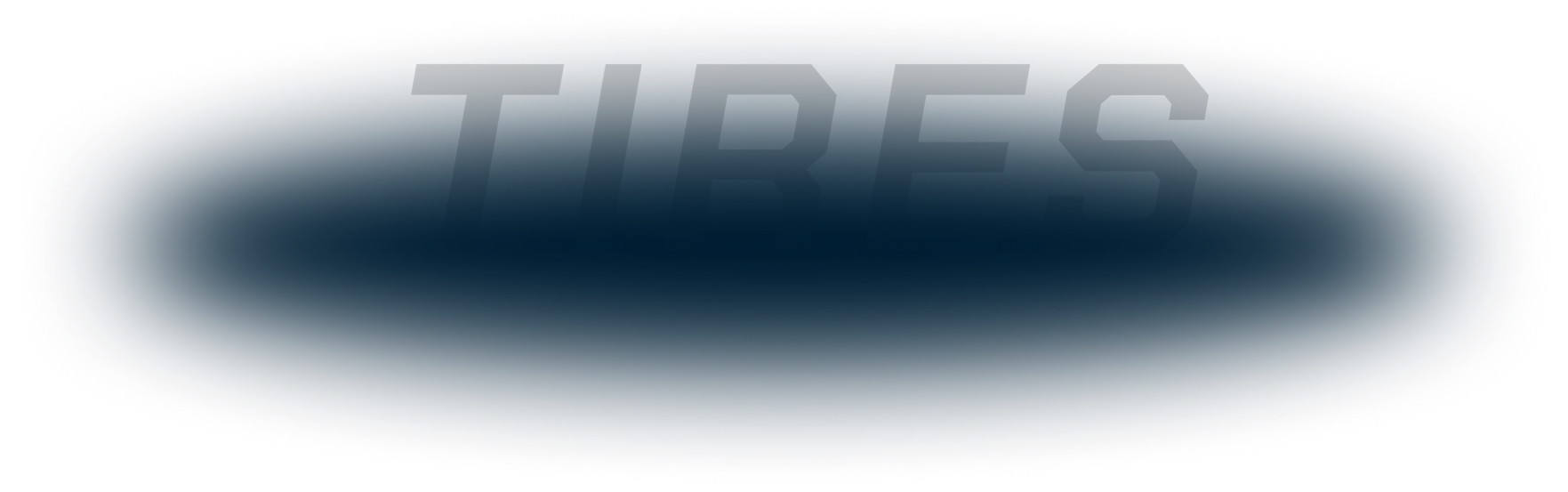 Blurred blue logo with the word “TIBES” above a dark blue oval shape | Sam Smith Performance Car Care Center