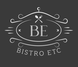 Un logo pour un restaurant appelé be bistro etc