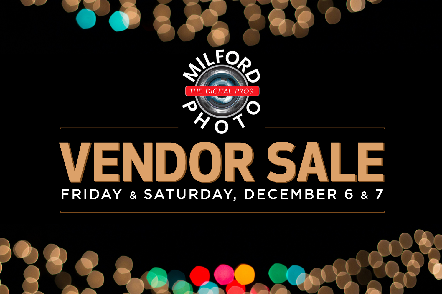 Milford Photo's Annual Vendor Sale