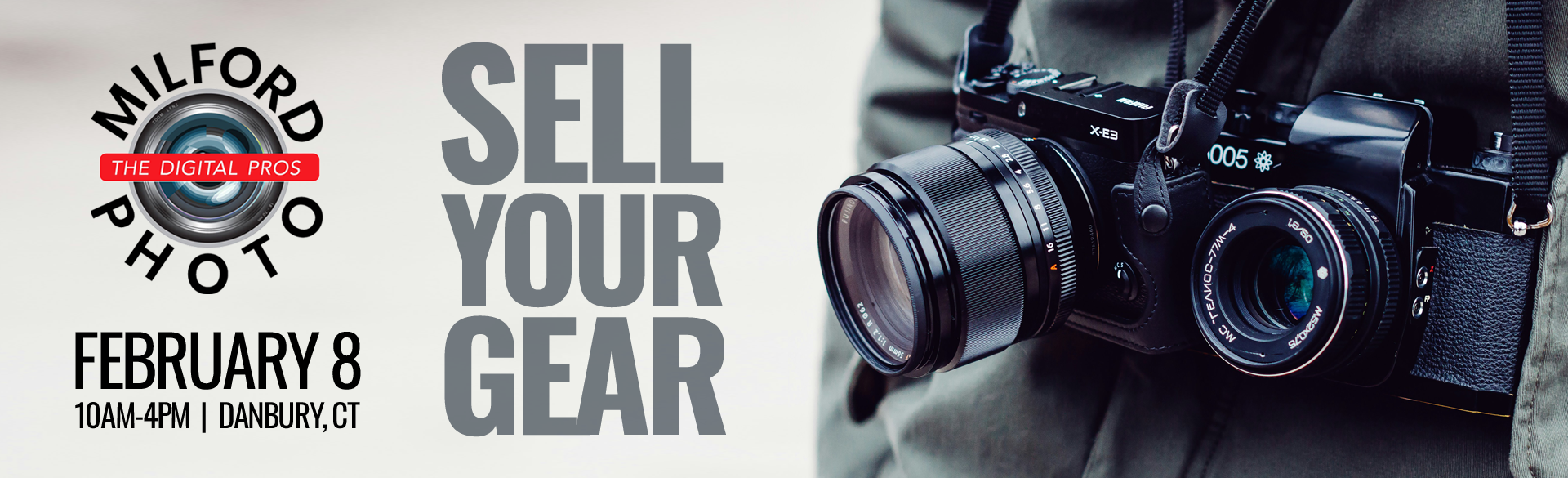 Sell Your Used Cameras & Lenses at Milford Photo