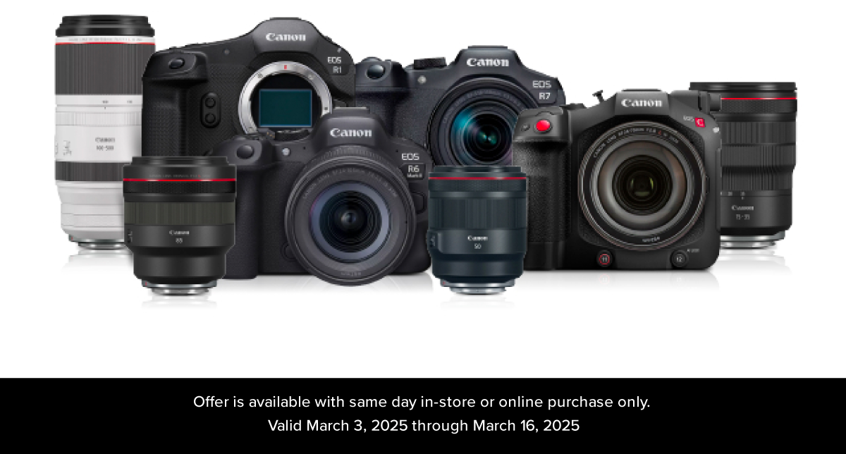 Save MORE When You Trade UP to Canon