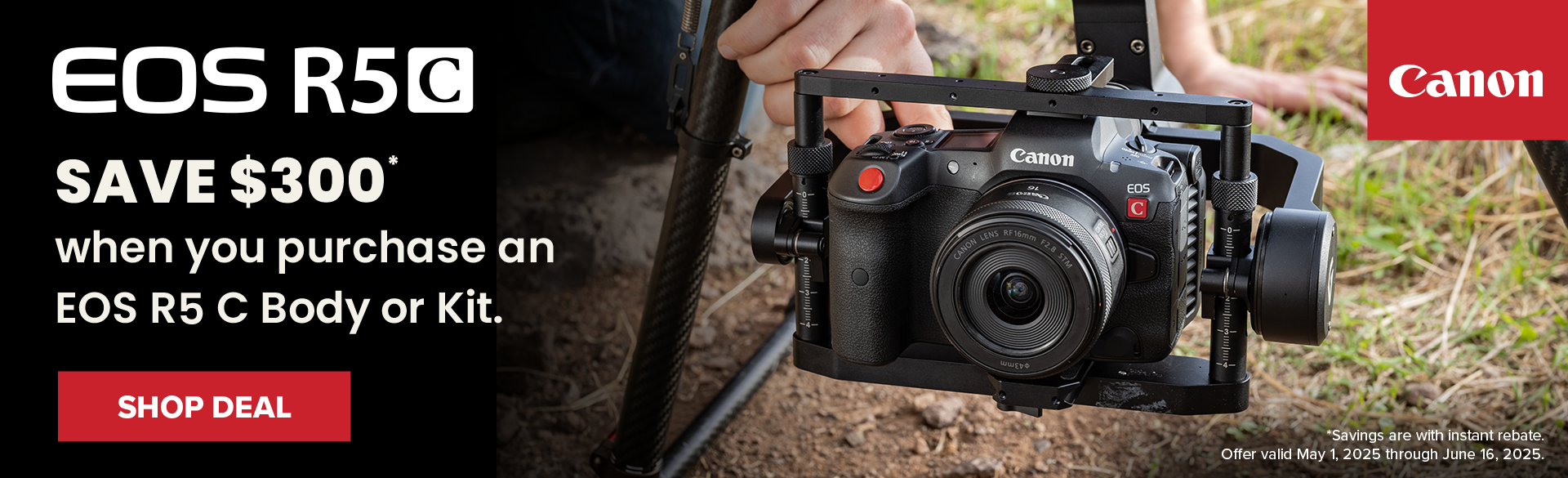 Save on Canon EOS R5 C at Milford Photo