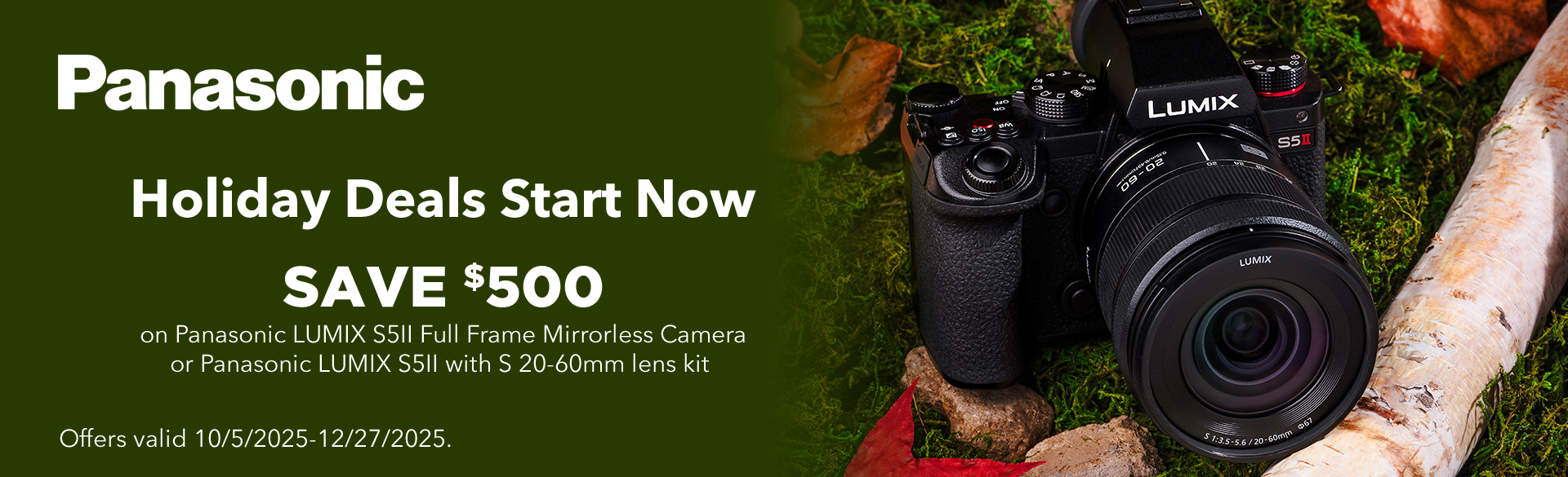 Save on Panasonic at Milford Photo