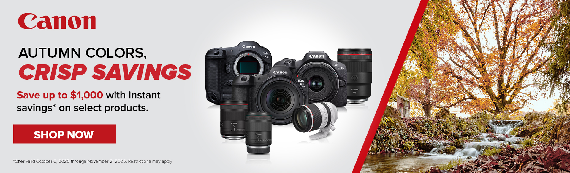 Save on Canon at Milford Photo