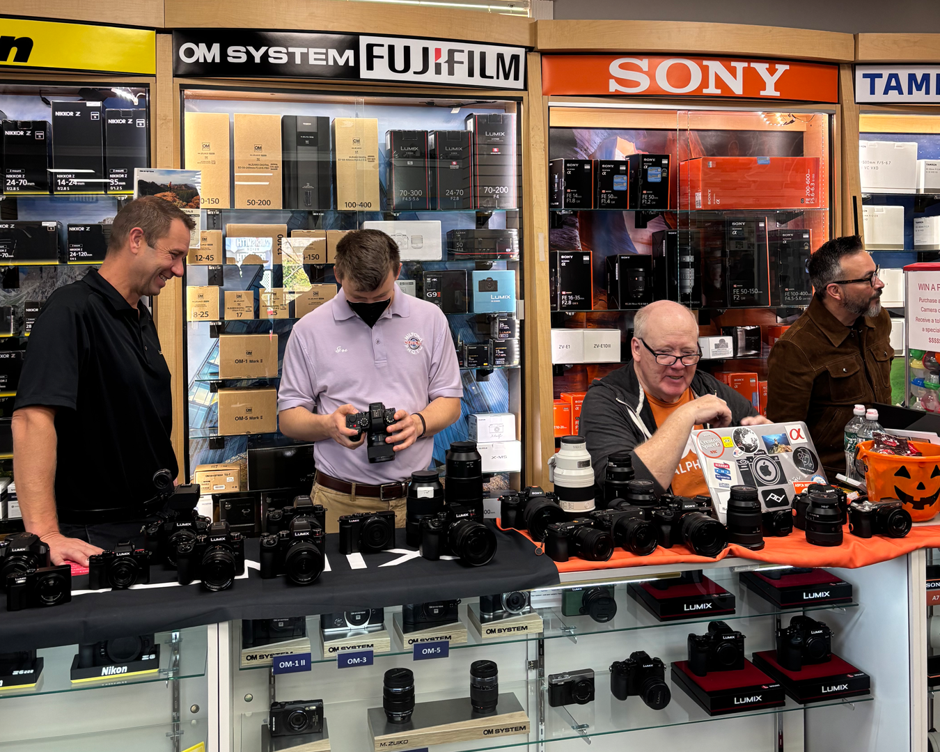 meet the brand representatives at Milford Photo