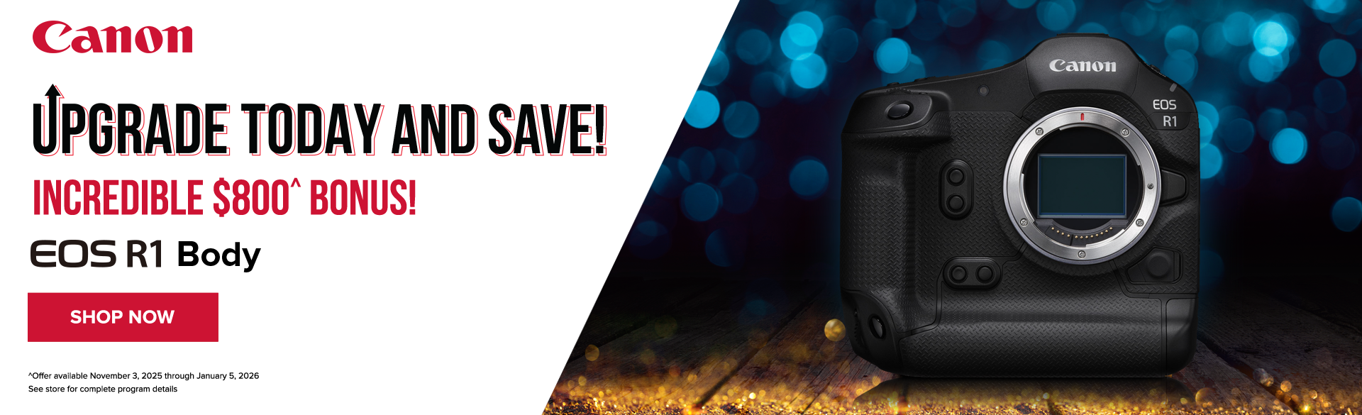 Trade Up to Canon R1 at Milford Photo
