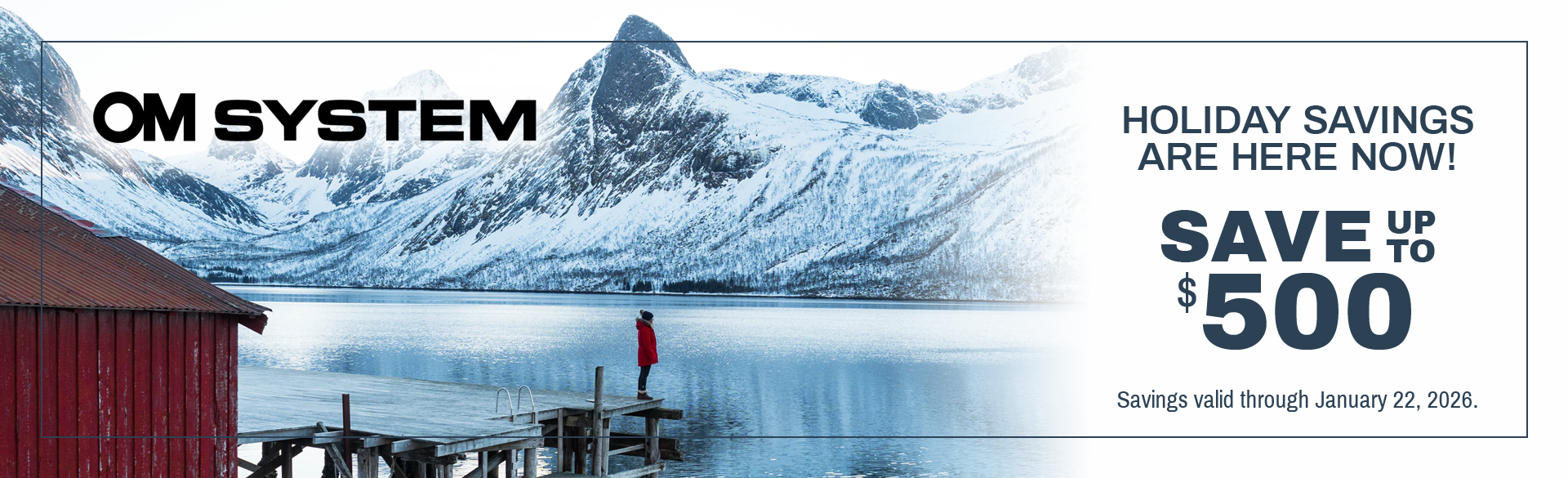 Save on OM System at Milford Photo