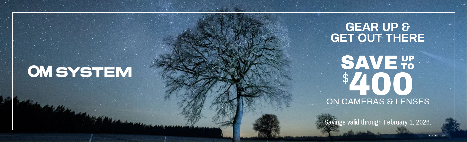 Save on OM System at Milford Photo