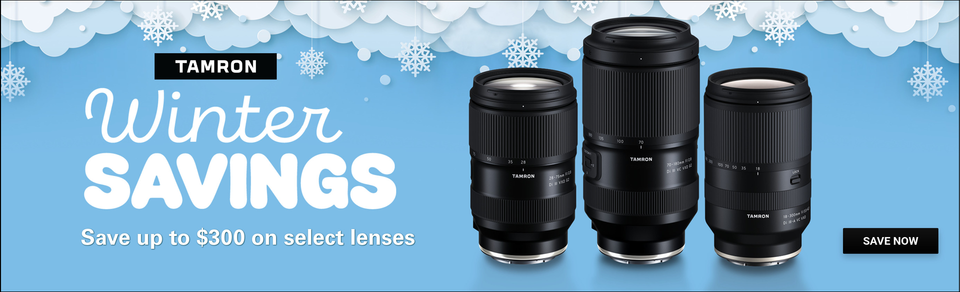 Save on Tamron lenses at Milford Photo
