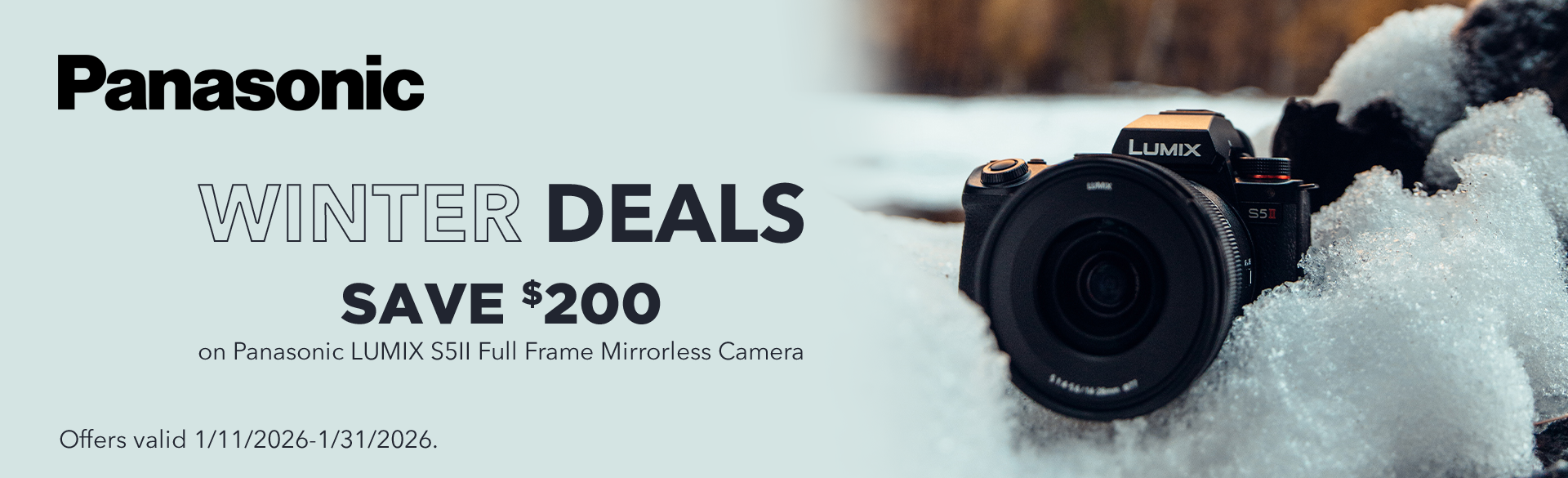 Save on Panasonic at Milford Photo