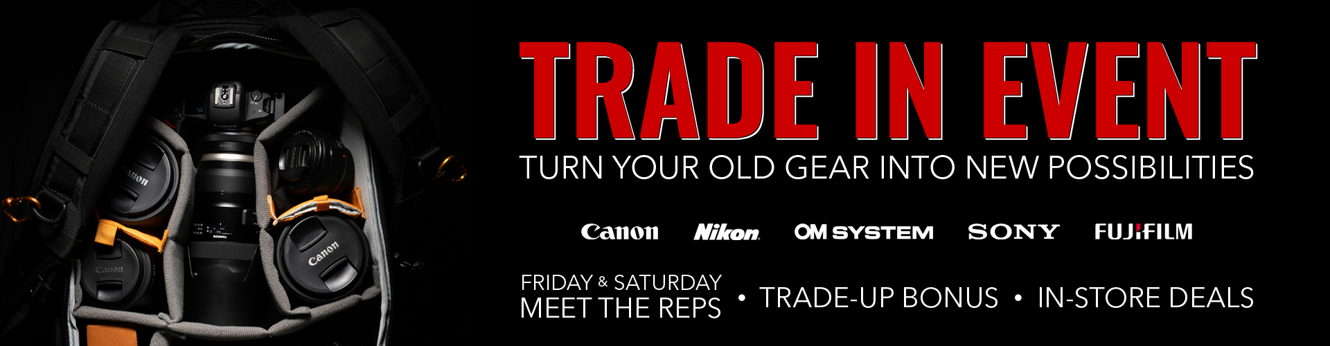 Sell Your Used Cameras & Lenses at Milford Photo