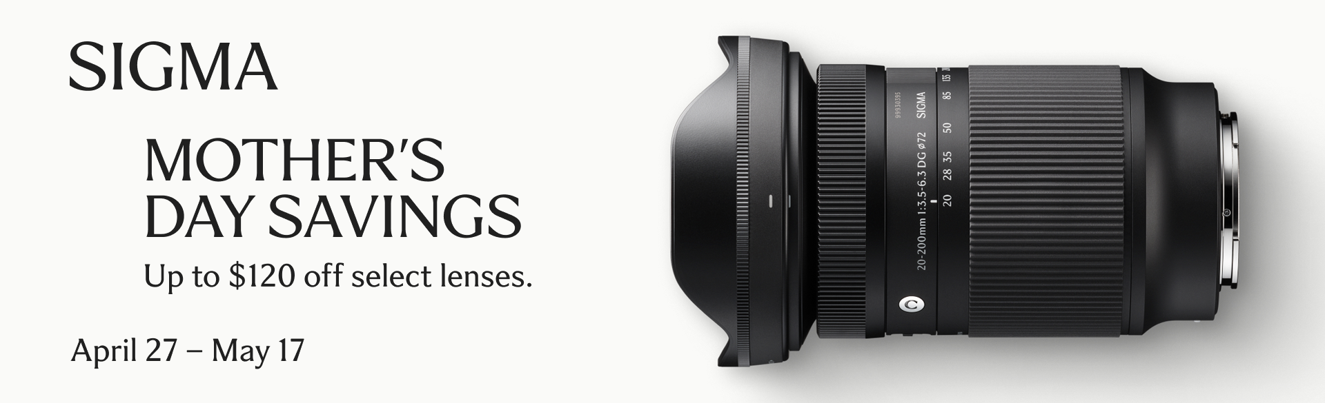 Save on SIGMA lenses at Milford Photo