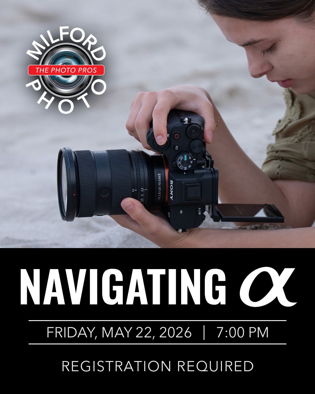 Free online class: Navigating Sony Alpha