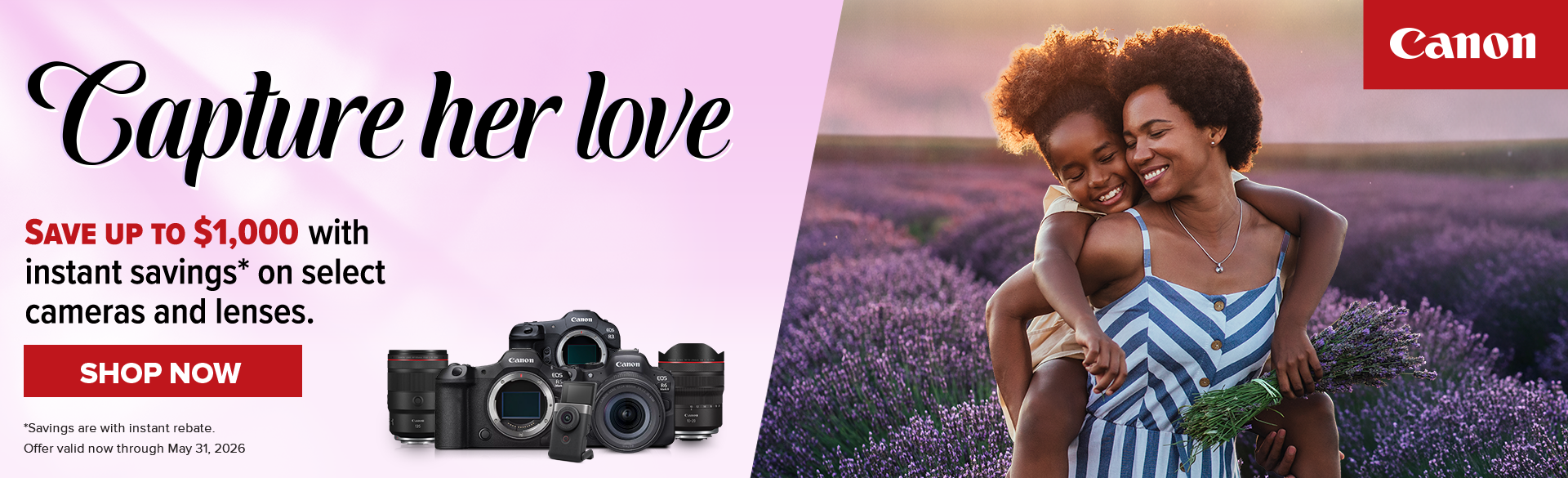 Save on Canon at Milford Photo