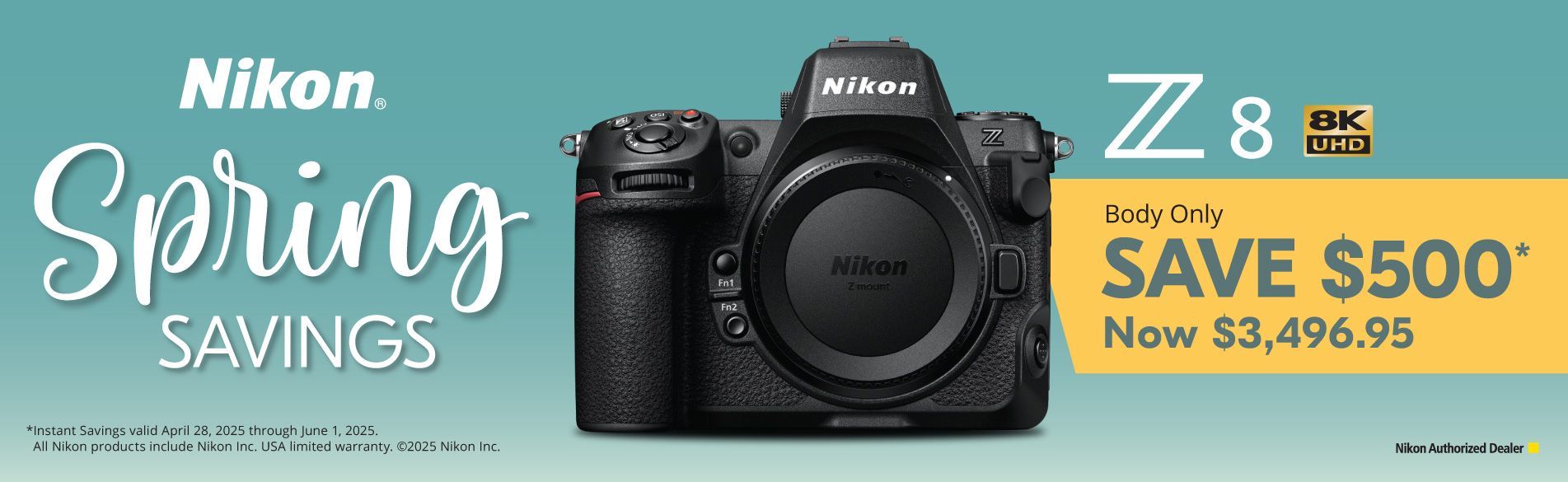 Save on Nikon at Milford Photo