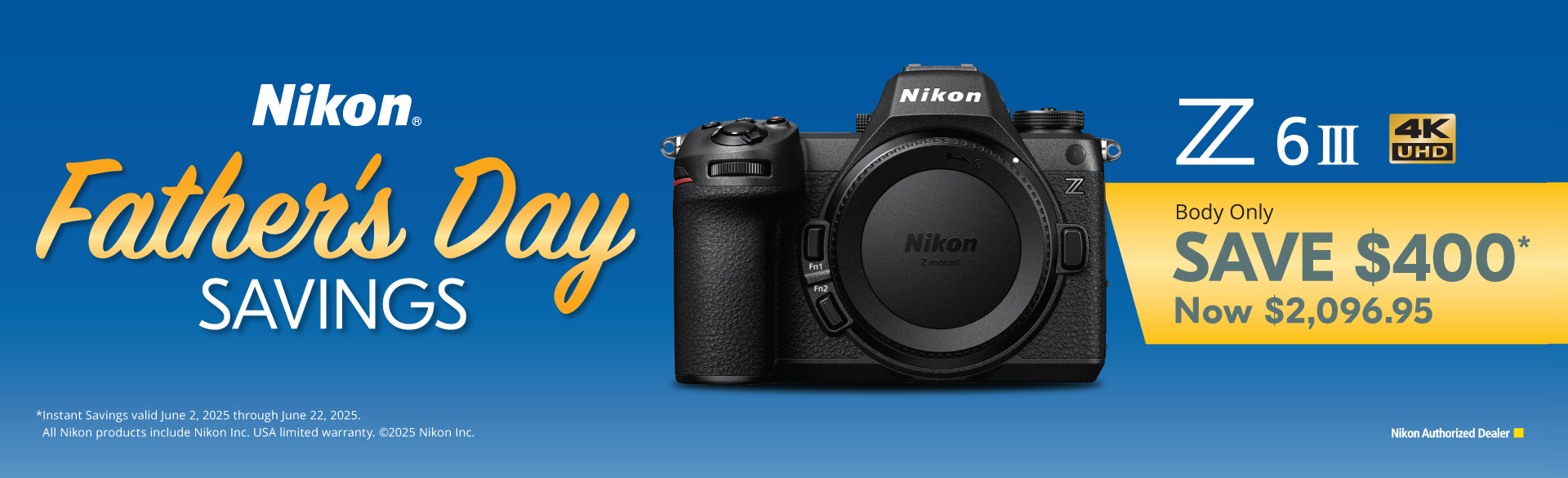 Save on Nikon at Milford Photo