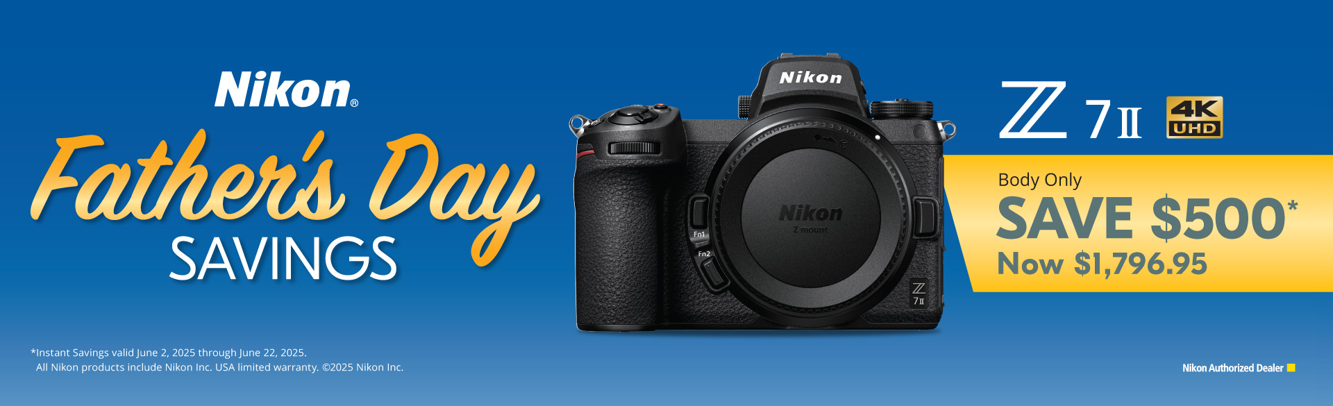 Save on Nikon at Milford Photo