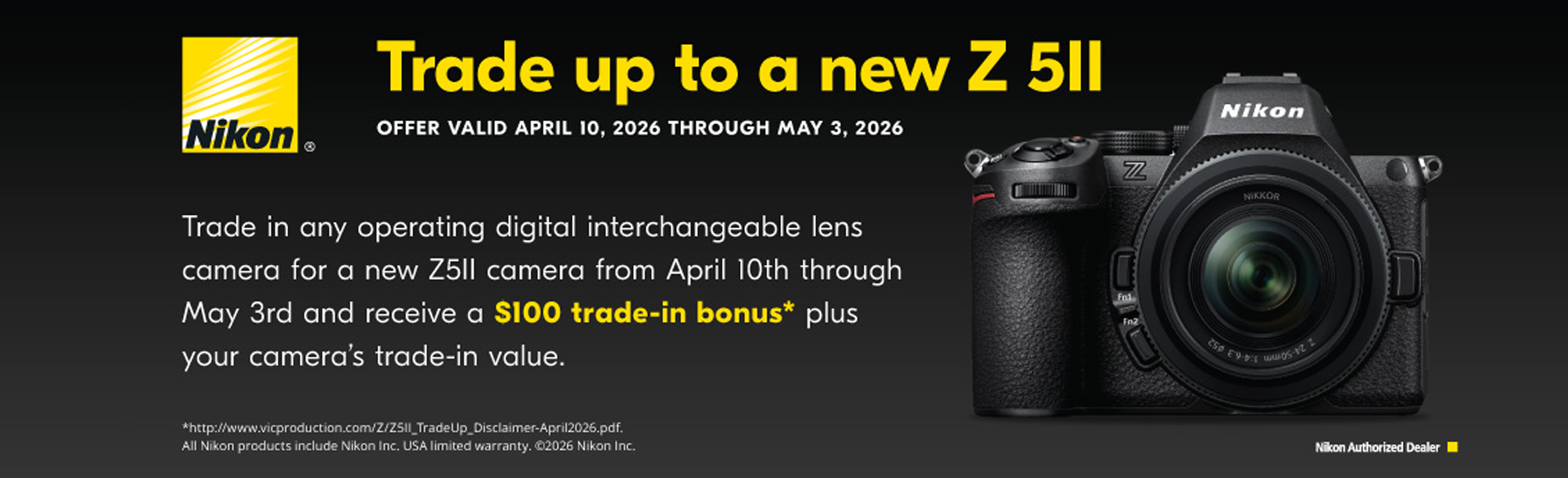 Trade UP to Nikon Z 5II