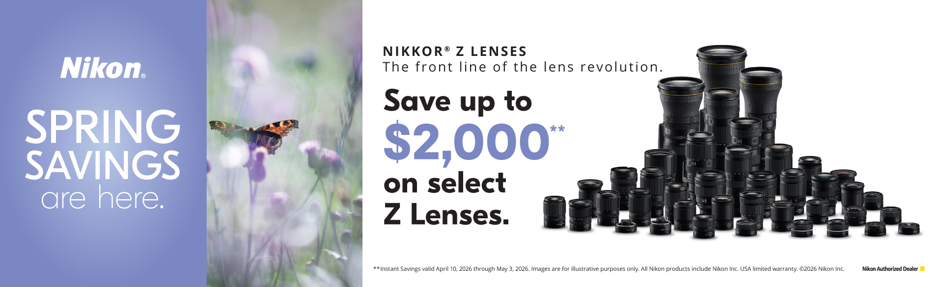 Save on Nikon at Milford Photo