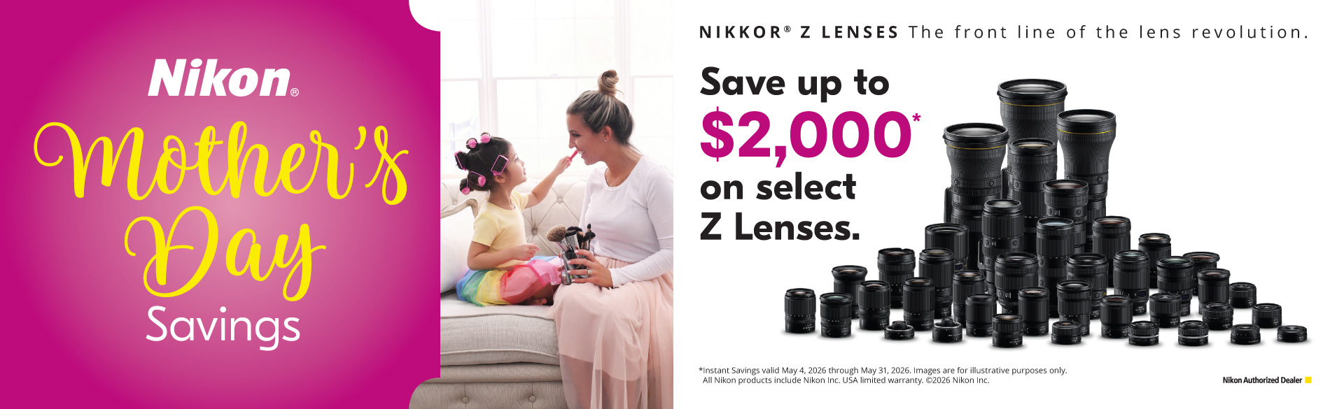 Save on Nikon at Milford Photo