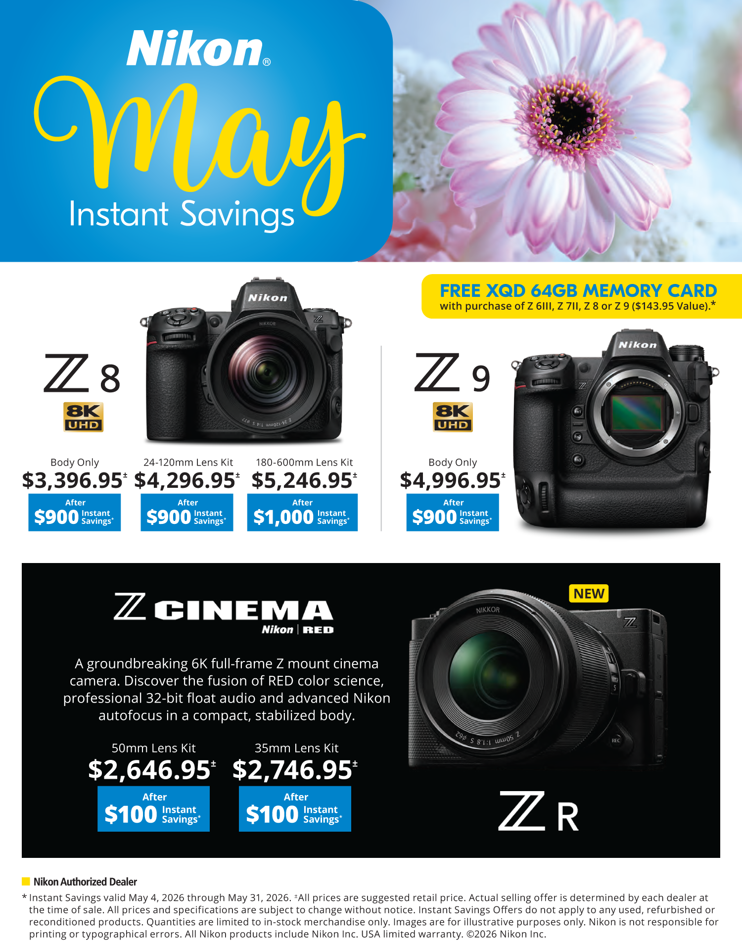 Save on Nikon at Milford Photo