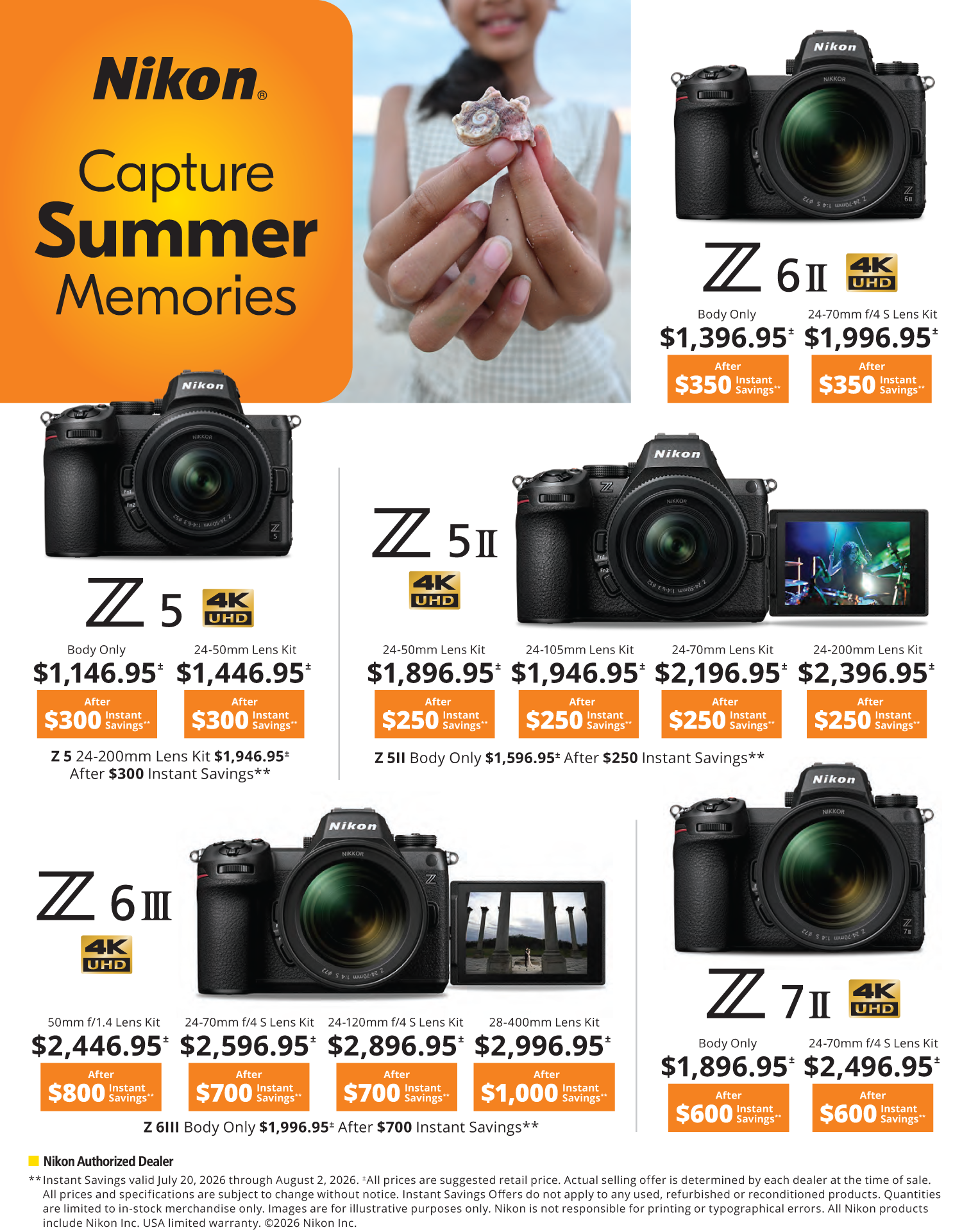 Save on Nikon at Milford Photo