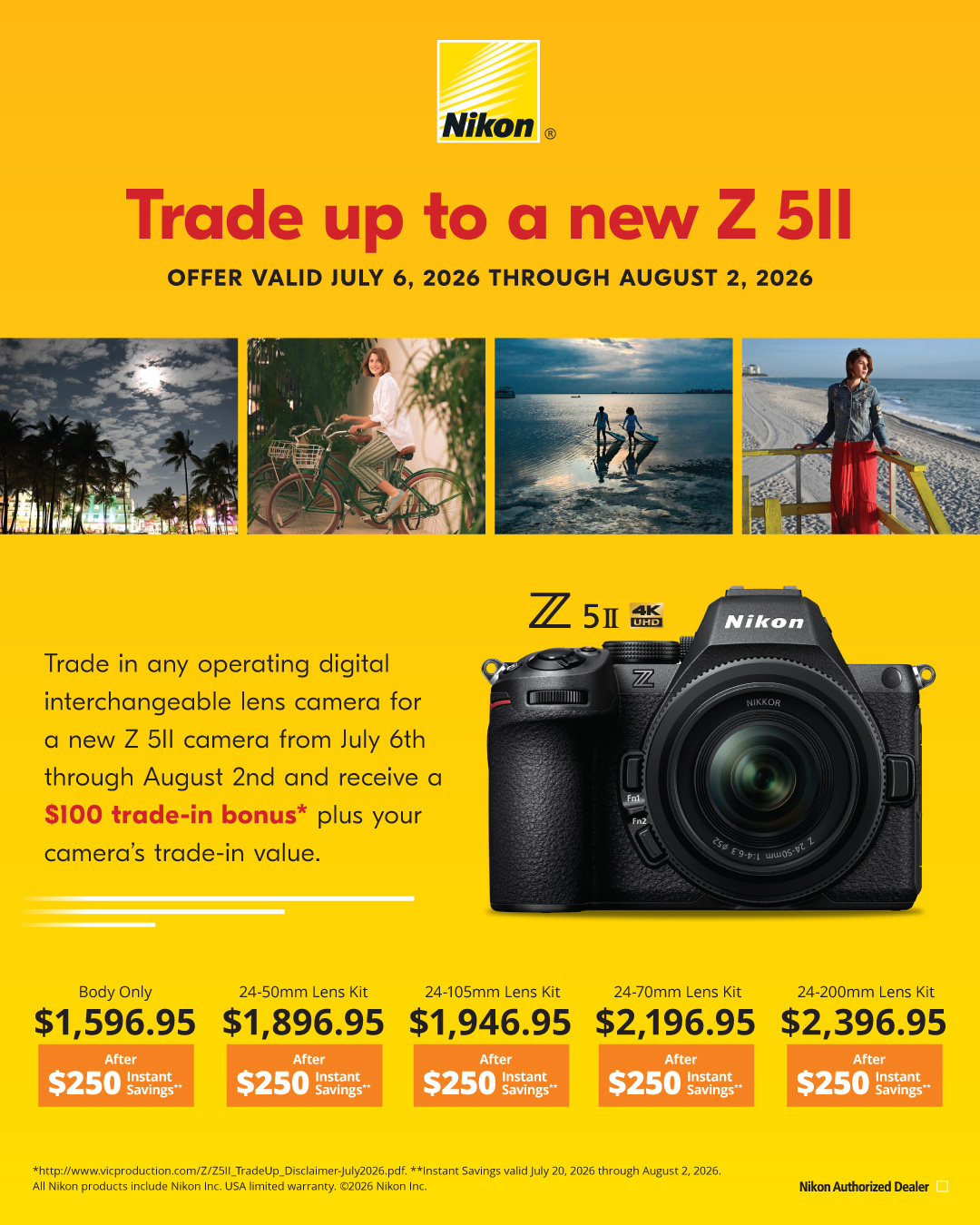 Save on NIKON at Milford Photo
