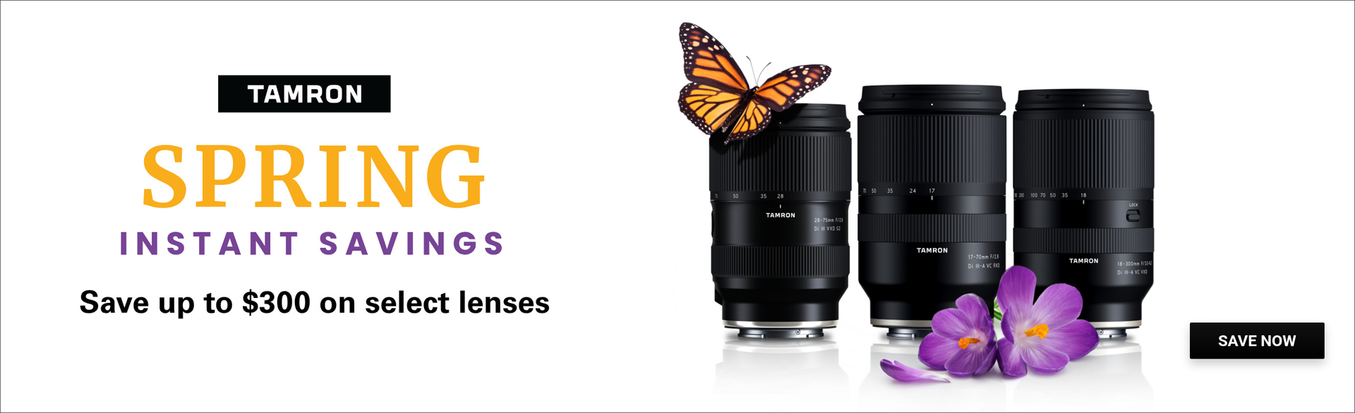 Save on Tamron lenses at Milford Photo