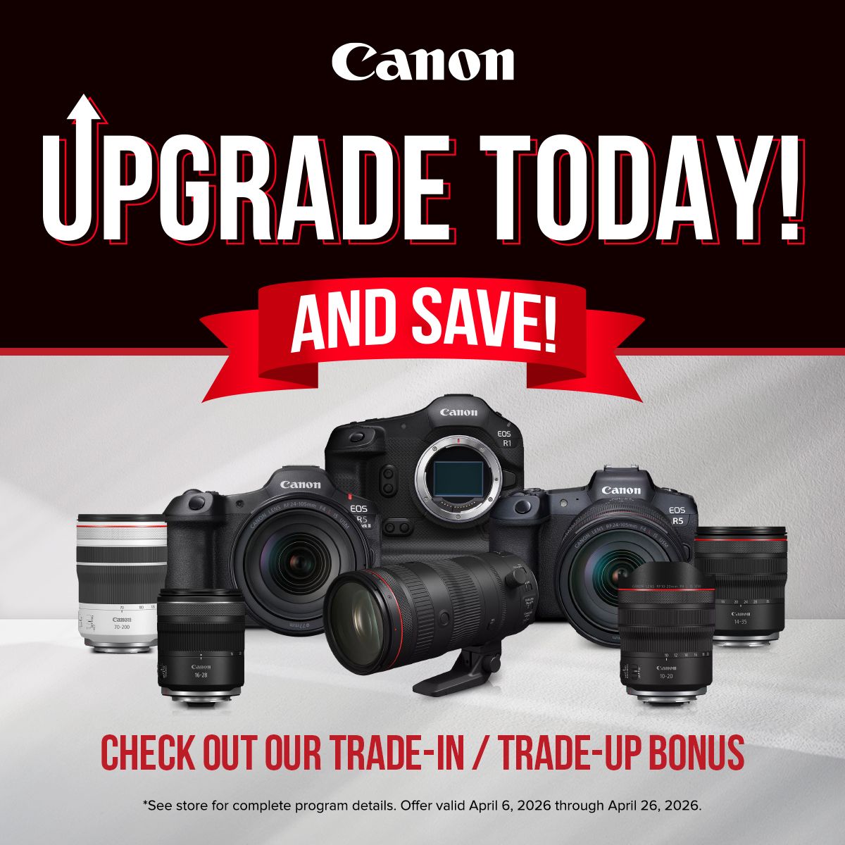Save on Canon at Milford Photo