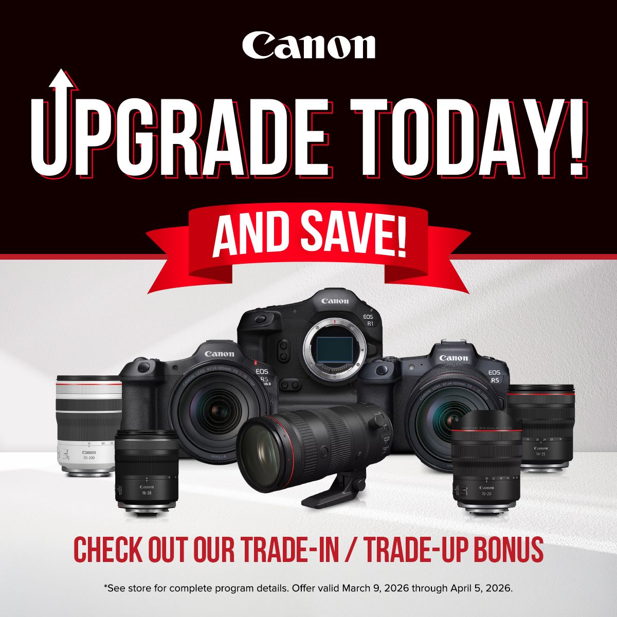 Upgrade to Canon at Milford Photo