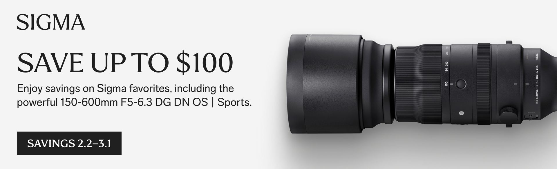 Save on SIGMA lenses at Milford Photo