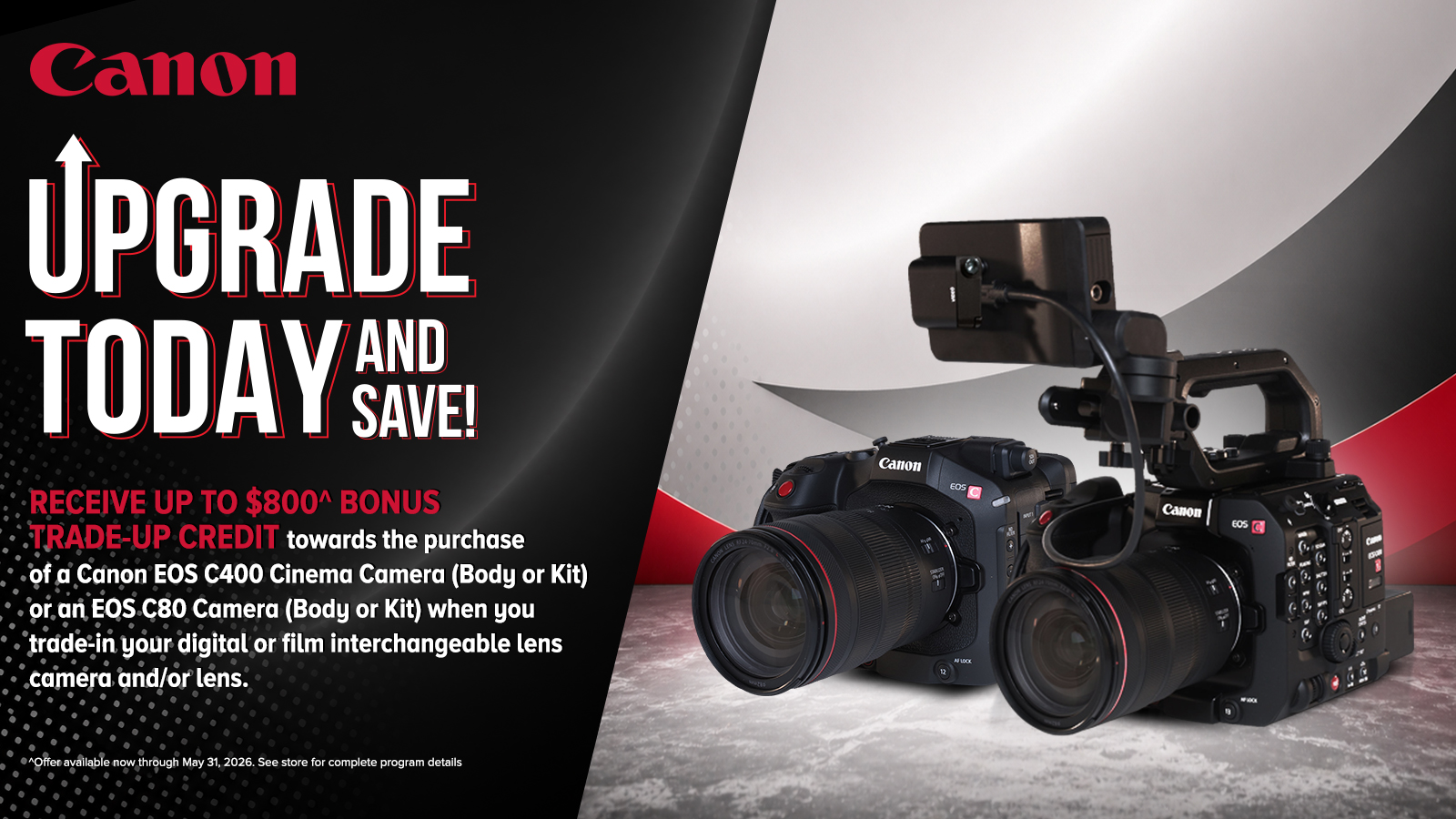 Upgrade to Canon