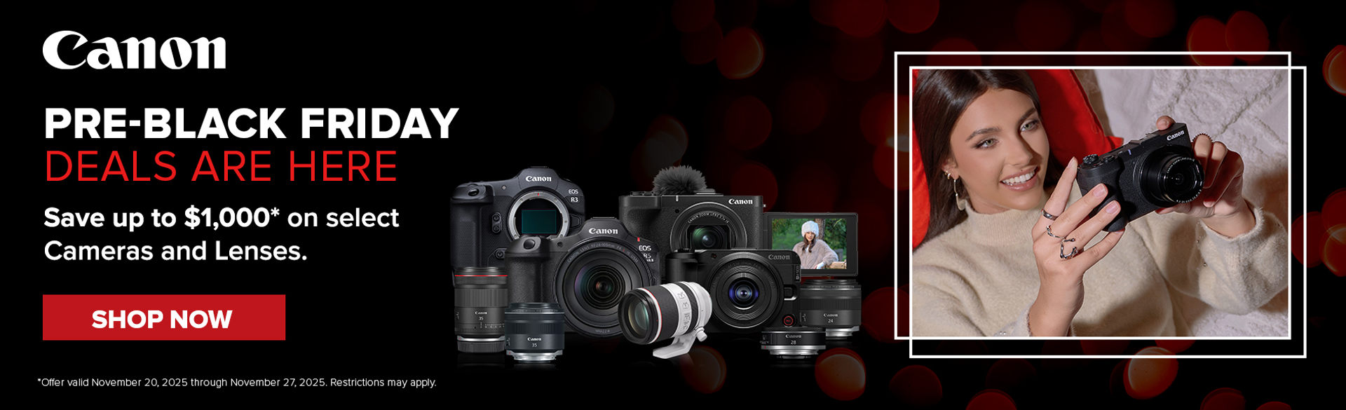 Save on Canon at Milford Photo