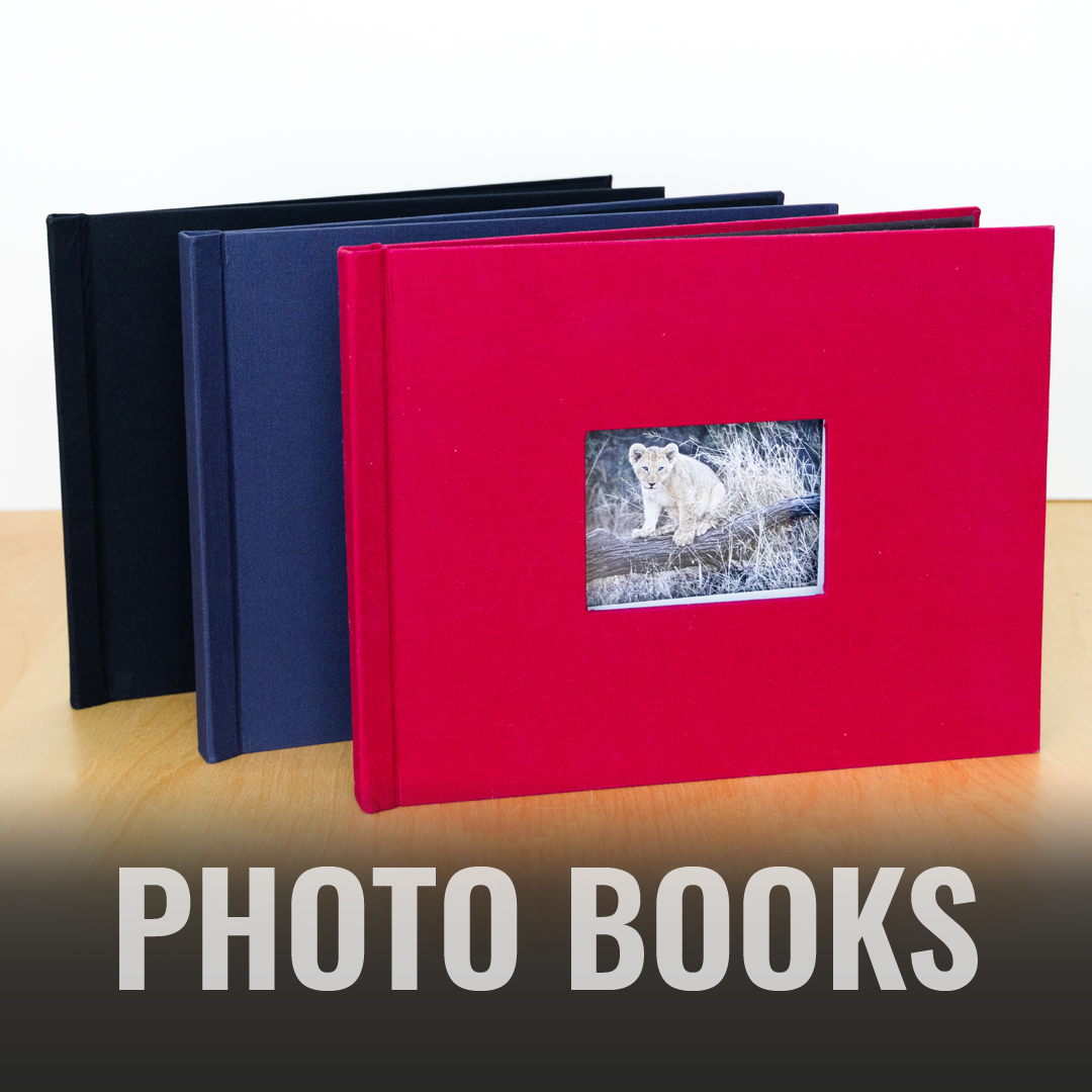 linen photo books at Milford Photo
