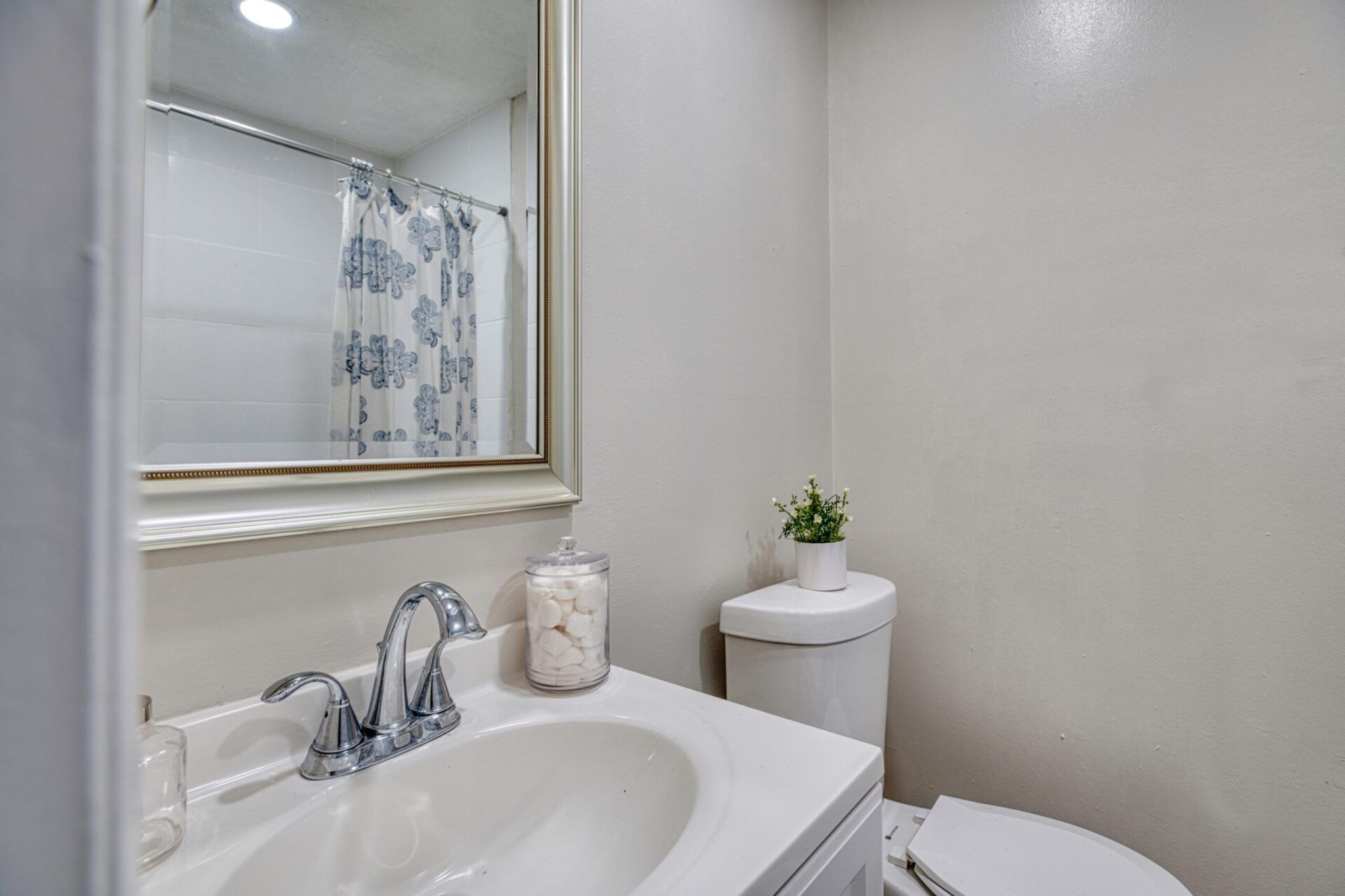 Bathroom at The Seaboard in Gainesville, FL.