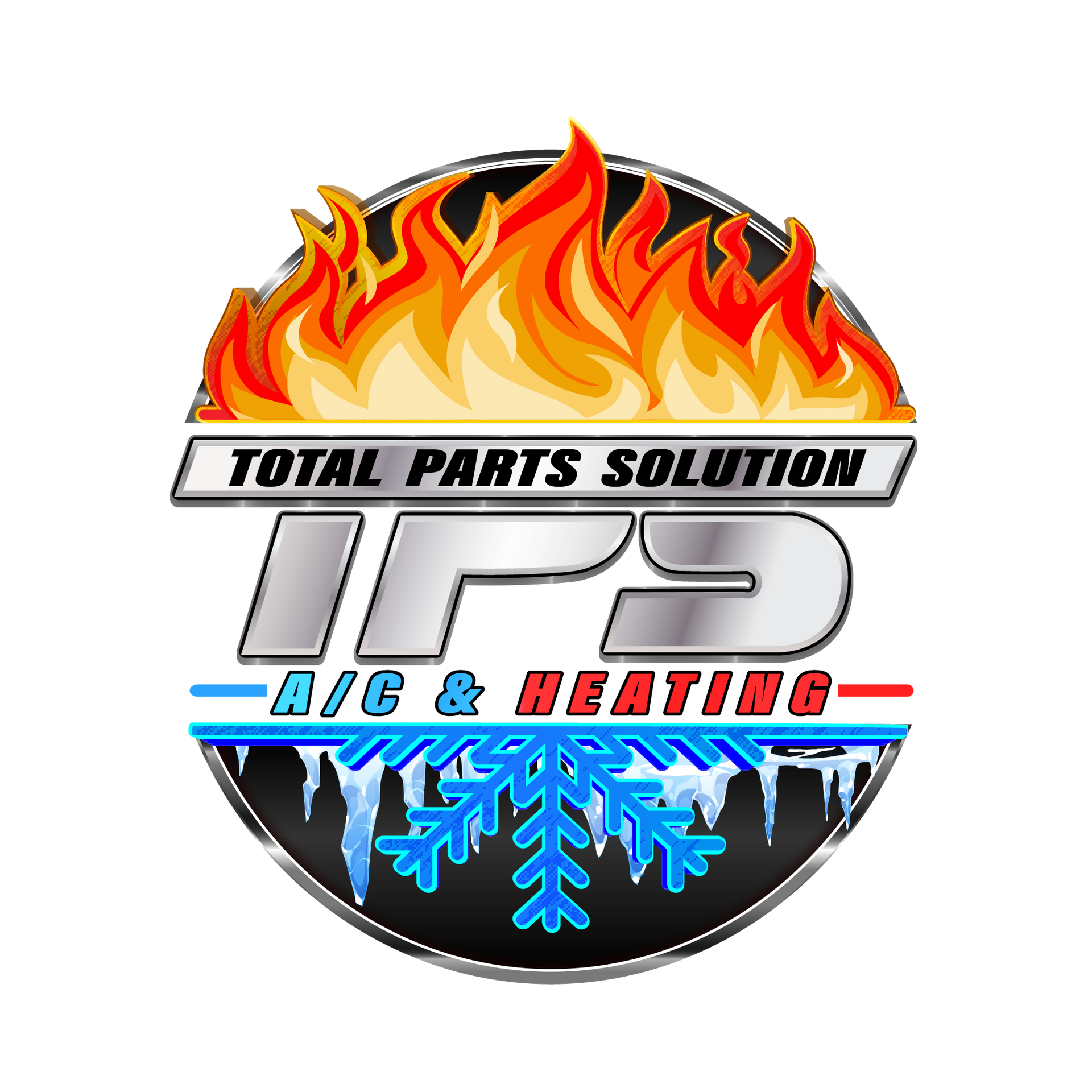 total parts solution ac & heating business logo