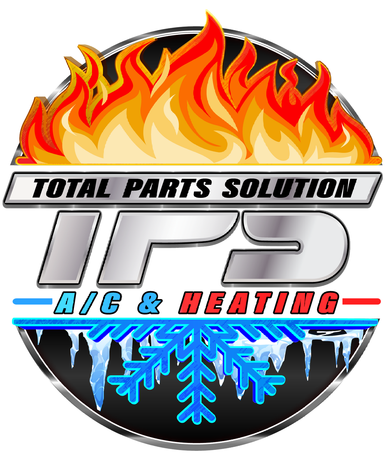 total parts solution ac & heating business logo