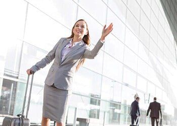 Safe Bus Charter — Women Waving Her Hand  in Castroville, CA