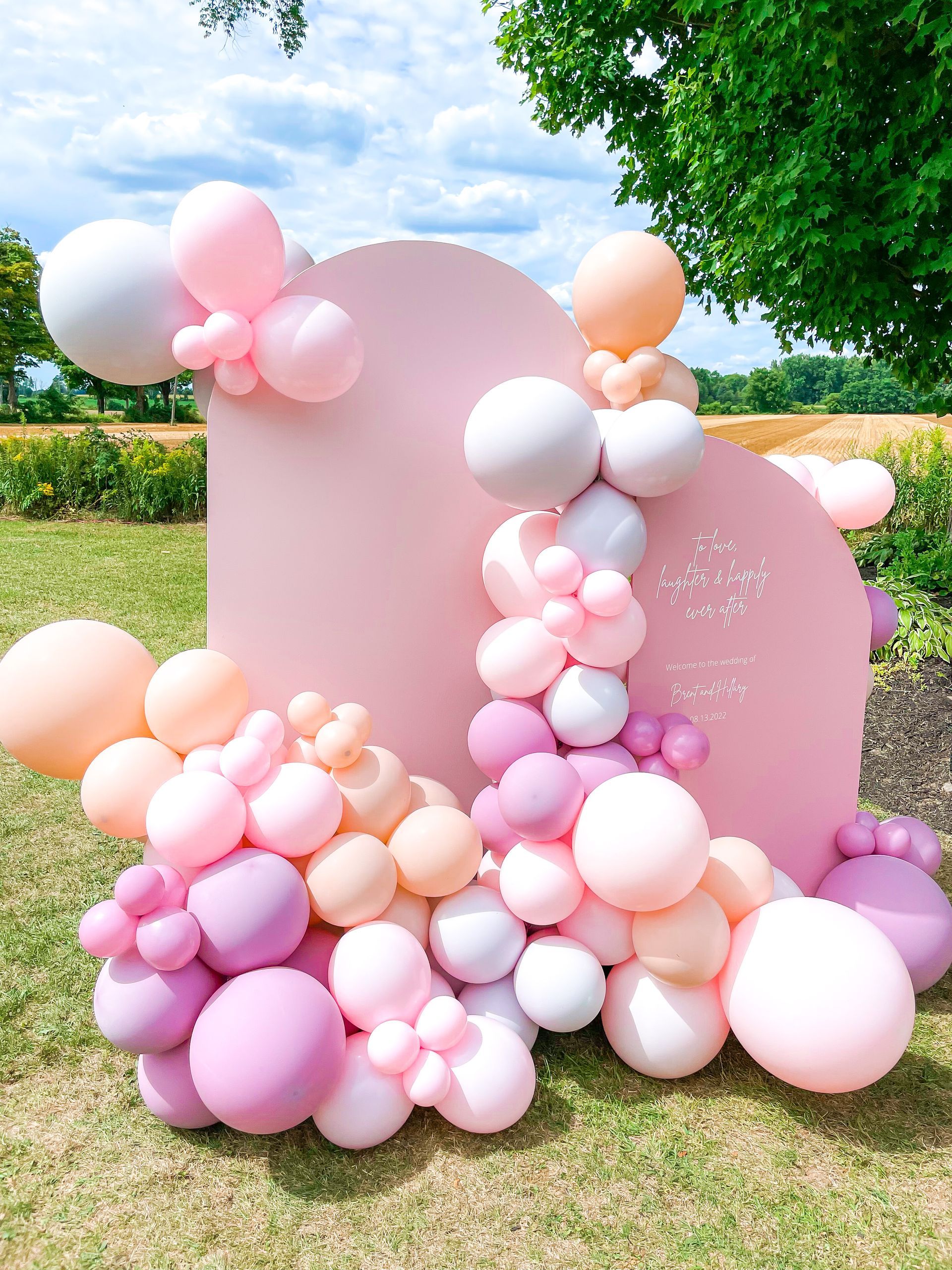 Customized party decor