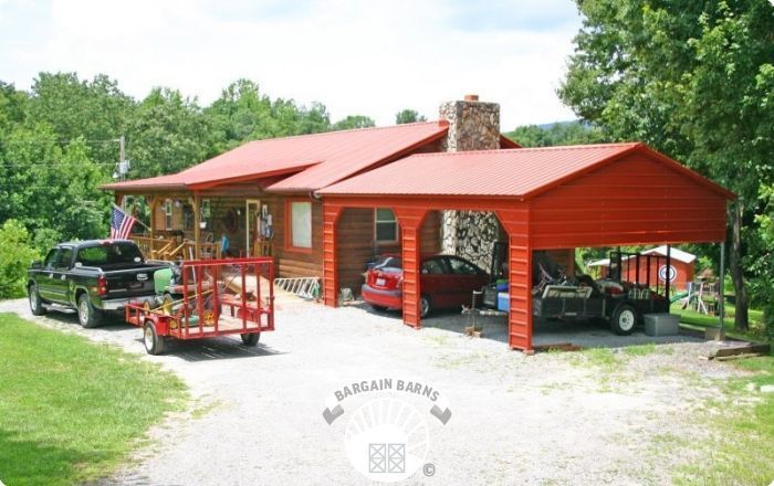 Single, Double, and Triple carports, RV Carports, Utility Carports, Side Entry Carports, and Boat Covers.